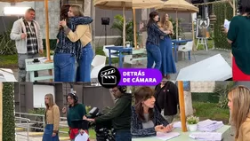 Detrás de cámaras AFHS: así se grabó reencuentro Macarena y Perla