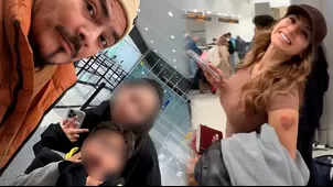 Erick Elera y su hijo Lucas se reencontraron con su hija Flavia