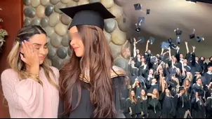 Ethel Pozo lloró de emoción en graduación de su hija mayor