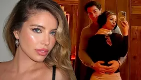 Ex de Flavia Laos luce enamorado con modelo en los Alpes Suizos