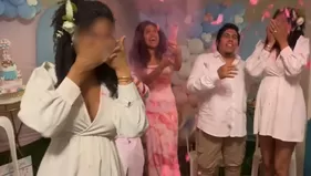 ExMiss Grand Perú lloró de emoción al revelar el sexo de su bebé