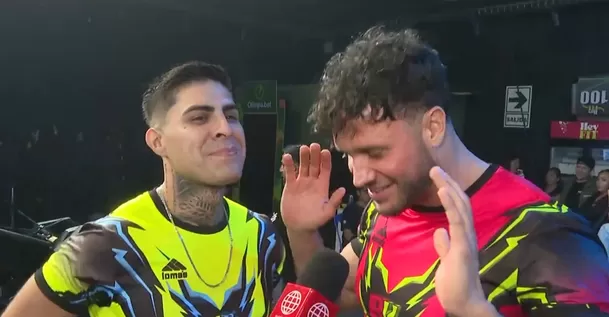 Fabio aclarando a Paul Michael | Fuente: América Televisión