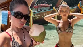 Flavia Laos impactó en redes con bikini de infarto en Tailandia