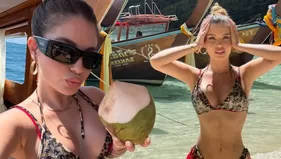 Flavia Laos impactó en redes con bikini de infarto en Tailandia