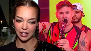 Flavia López se molestó con Pancho al elegirla como combatiente. | Composición: Karina Guimaray