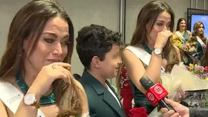 Flor Polo lloró por tierna sorpresa de su hijo Adriano