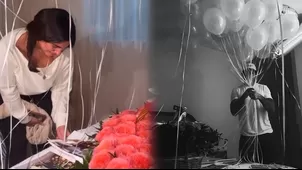 Hugo García hizo llorar a Isabella Ladera con sorpresa de cumple