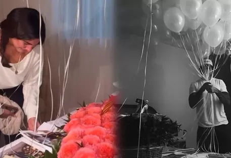 Hugo emocionando a Isabella | Composición: Katherine Lozano | Fuente: Instagram isabellaladera