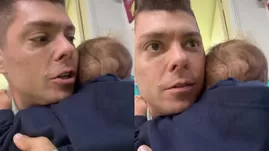 Ignacio Baladán tuvo emotiva despedida con su hijo Luccas | Fuente: Instagram