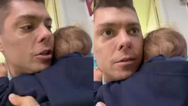 Ignacio Baladán tuvo emotiva despedida con su hijo Luccas | Fuente: Instagram