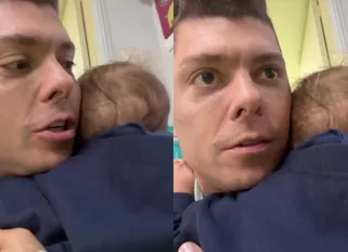 Ignacio Baladán tuvo emotiva despedida con su hijo Luccas | Fuente: Instagram