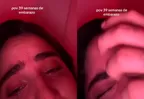 Isabella Ladera colapsó en redes por su embarazo: "Duele mucho"