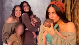 Isabella Ladera luce radiante junto a Koa en sesión de fotos