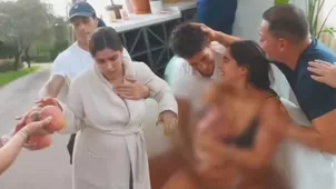 Isabella Ladera y Hugo García: el video del nacimiento de su bebé