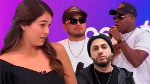 Jazmín Pinedo encaró a Barrio Fino en vivo ¿por Bryan Torres? | Composición: Karina Guimaray