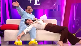 Jazmín Pinedo se 'desmayó' al ver parodia "Mi bebito fiu fiu" de Carlos Álvarez