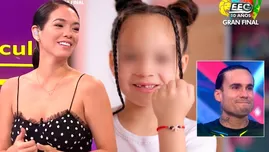 Jazmín Pinedo se emocionó al ver video de aliento de su hija Khaleesi a Gino Assereto para la final de EEG.