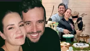 Jesús Alzamora y María Paz Gonzáles juntos en fiesta de su hijo