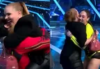 Johanna San Miguel tuvo emotivo reencuentro con lo guerreros