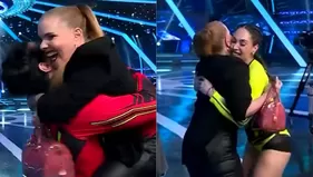 Johanna San Miguel tuvo emotivo reencuentro con lo guerreros