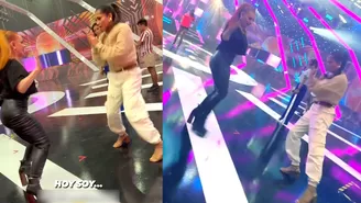 Johanna San Miguel y Katia Palma se enfrentaron en duelo de baile.