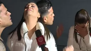 Karla Tarazona "lloró" frente a Christian Domínguez: "Me engaña"