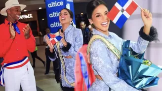 Luciana Fuster acaparó la atención en aeropuerto de República Dominicana