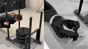 Luciana Fuster terminó "destruida" tras arduo entrenamiento