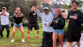 Manolo Rojas con sus hijos | Composición: Katherine Lozano