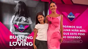 María Pía conmovida con su hija Catalina por el bullying mestrual