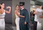 María Pía Copello se emocionó en graduación de su hijo mayor