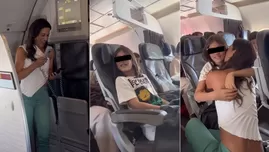 María Pía Copello sorprendió a Catalina en pleno vuelo