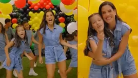 María Pía Copello y su hija cantan nueva versión "El semáforo".