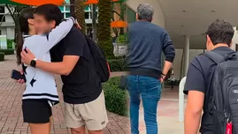 Pía emocionada con su hijo mayor | Composición: Katherine Lozano