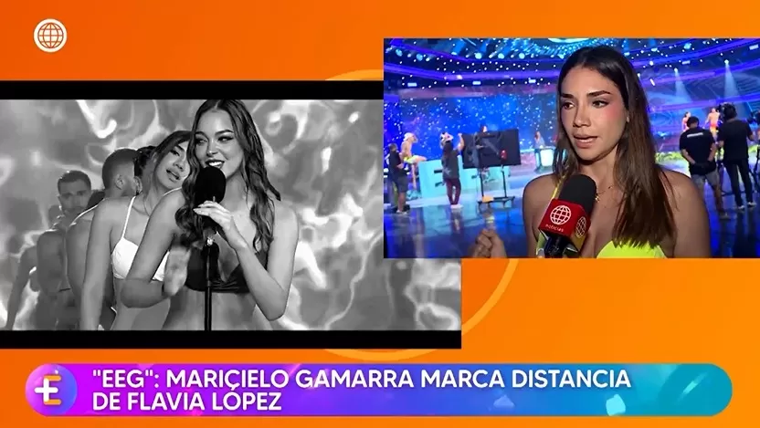 Maricielo marca distancia de Flavia.