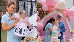 Marina Mora celebró a lo grande los 10 meses de su hija Sofía