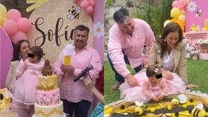 Marina Mora organizó gran fiesta por el primer año de su hija