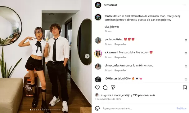 Fuente: Instagram tentaculas