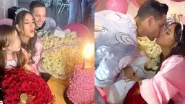 Melissa Paredes recibió sorpresa de Anthony Aranda por su cumpleaños.