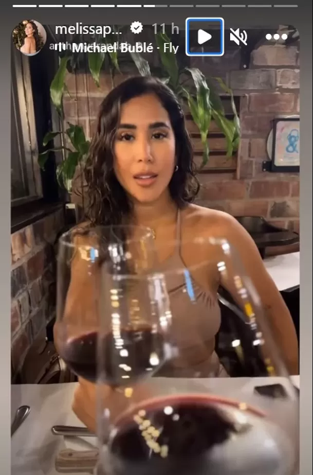 "Por nosotros": Melissa Paredes y Anthony Aranda brindan por su amor