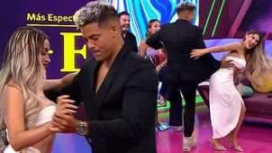 Michelle Soifer y Gleyson Reñé tuvieron incidente en pleno baile