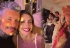 Milett Figueroa y Marcelo Tinelli celebraron Año Nuevo en íntima reunión familiar