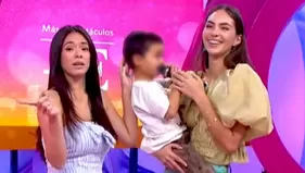 Natalie Vértiz en apuros con las travesuras de su hijo EN VIVO