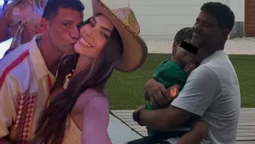 Natalie Vértiz enterneció con foto de Yaco Eskenazi y su hijo