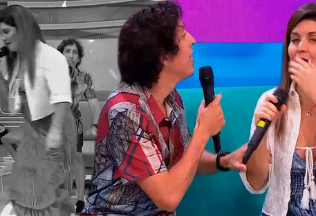 Nataniel Sánchez cometió lapsus en vivo y casi abandonó set.