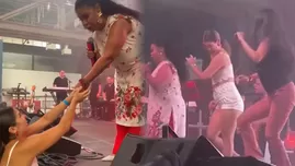 Fernanda de AFHS sorprendió a Eva Ayllón bailando festejo | Composición: Katherine Lozano