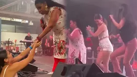 Nataniel Sánchez sorprendió a Eva Ayllón bailando festejo en España