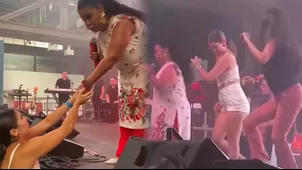 Nataniel Sánchez sorprendió a Eva Ayllón bailando festejo en España