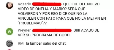 Comentarios en el podcast.