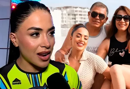 Onelia contenta con Kevin y sus padres | Composición: Katherine Lozano | Fuente: AméricaTv y Instagram Onelia Molina